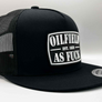 O.A.F. "Bold" Flat Bill Trucker - Black
