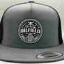 The "Fuck Around & Find Out" Flat Bill Trucker - Heather Grey on Black