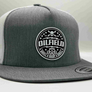 The "Fuck Around & Find Out" Flat Bill Trucker - Heather Grey on White