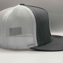 The "Fuck Around & Find Out" Flat Bill Trucker - Heather Grey on White