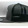 Days Off Flat Bill Trucker - Charcoal on Black