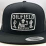 Days Off Flat Bill Trucker - Black