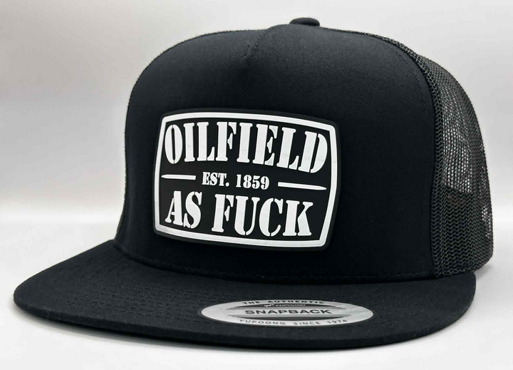 O.A.F. "Bold" Flat Bill Trucker - Black