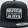 O.A.F. "Bold" Flat Bill Trucker - Black