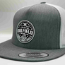The "Fuck Around & Find Out" Flat Bill Trucker - Heather Grey on White