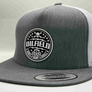 The "Fuck Around & Find Out" Flat Bill Trucker - Heather Grey on White