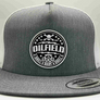 The "Fuck Around & Find Out" Flat Bill Trucker - Heather Grey on White