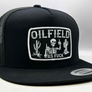 Days Off Flat Bill Trucker - Black